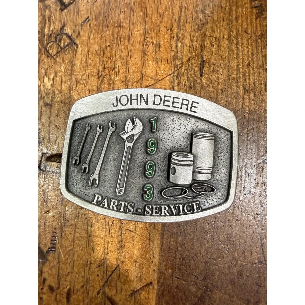 Vintage 1993 John Deere Parts Service Limited Edition #101 Spec Cast Belt Buckle